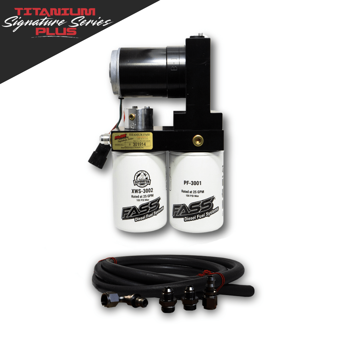 Titanium Signature Series Plus Fuel System for 1992-2000 for Silverado/Sierra Turbo Diesel 6.5L (600-900hp) FASS