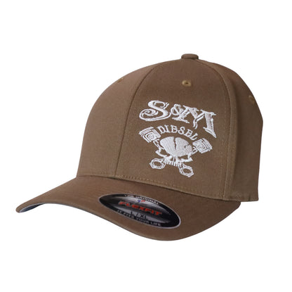 BLACK S&M HAT WITH EMBRODERY