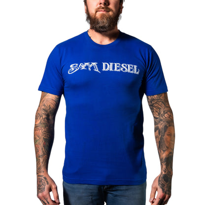 S&M Diesel short sleeve uni-sex t-shirt white logo- 10 color options avail