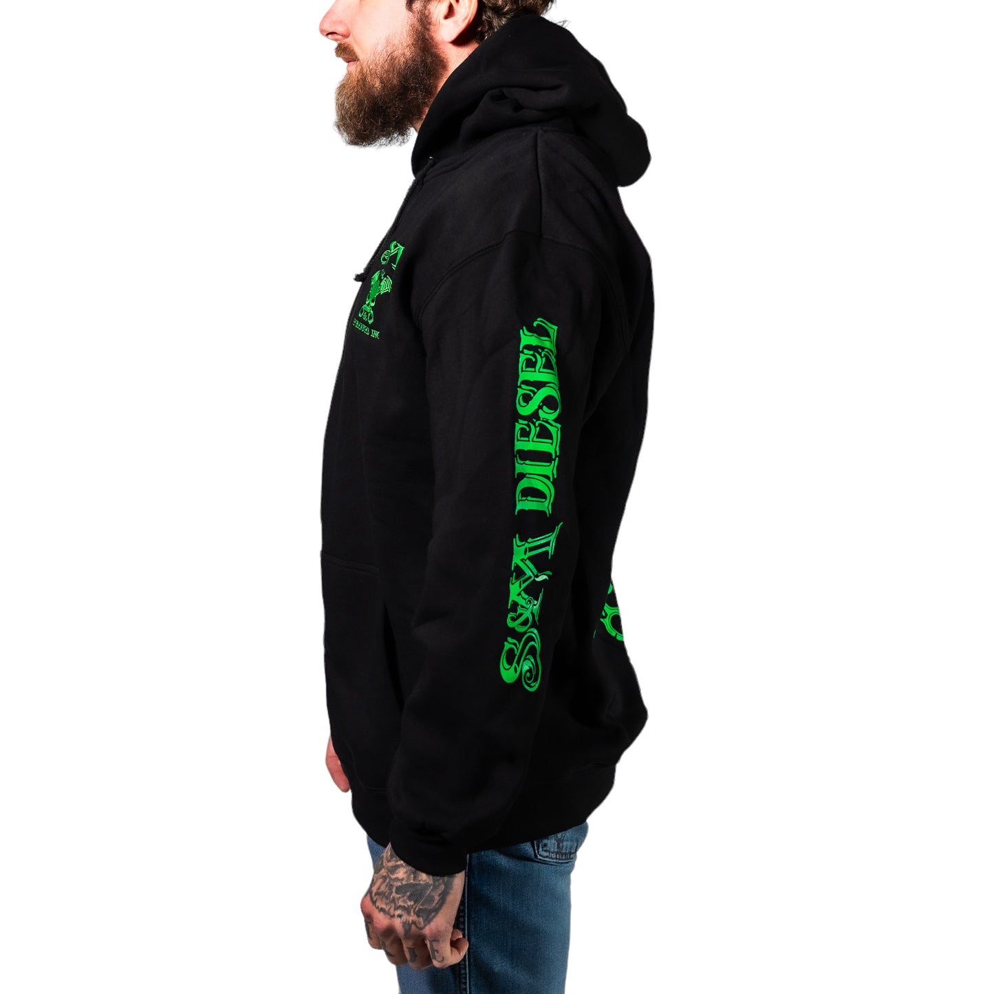 S&M Diesel Zip-up logo hoodie- 8 color options avail