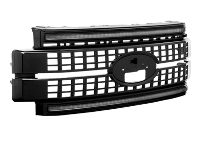 FORD SD 17-19 GRILLE UNFINISHED WHT DRL