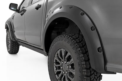 Pocket Fender Flares | G1 Black | 6' Bed | Ford Ranger 2WD/4WD (2019-2023)