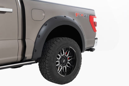 Pocket Fender Flares | JS Iconic Silver | Ford F-150 2WD/4WD (2021-2026)