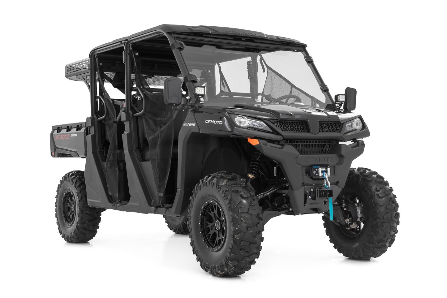 LED Light Kit | Cage Mount | 2" Black Pair | Amber DRL | CFMOTO UFORCE 1000 