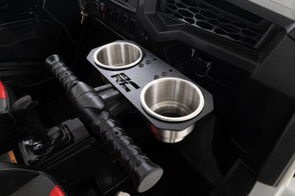 Passenger Grip Handle Dual Cup Holder | Polaris RZR 4 900/RZR S 1000 