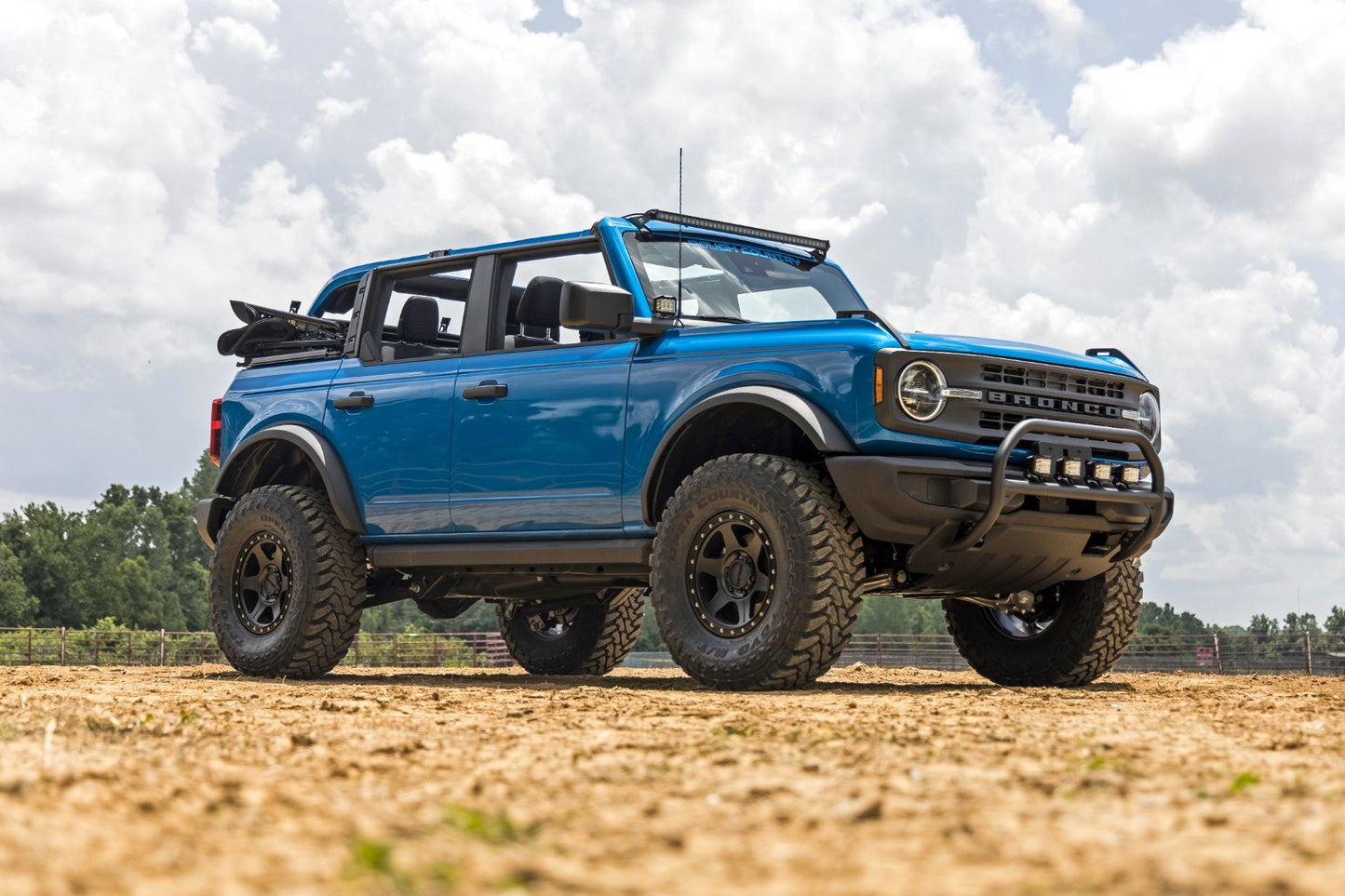Nudge Bar | 20 Inch Chrome Single Row LED | Ford Bronco 4WD (2021-2024)