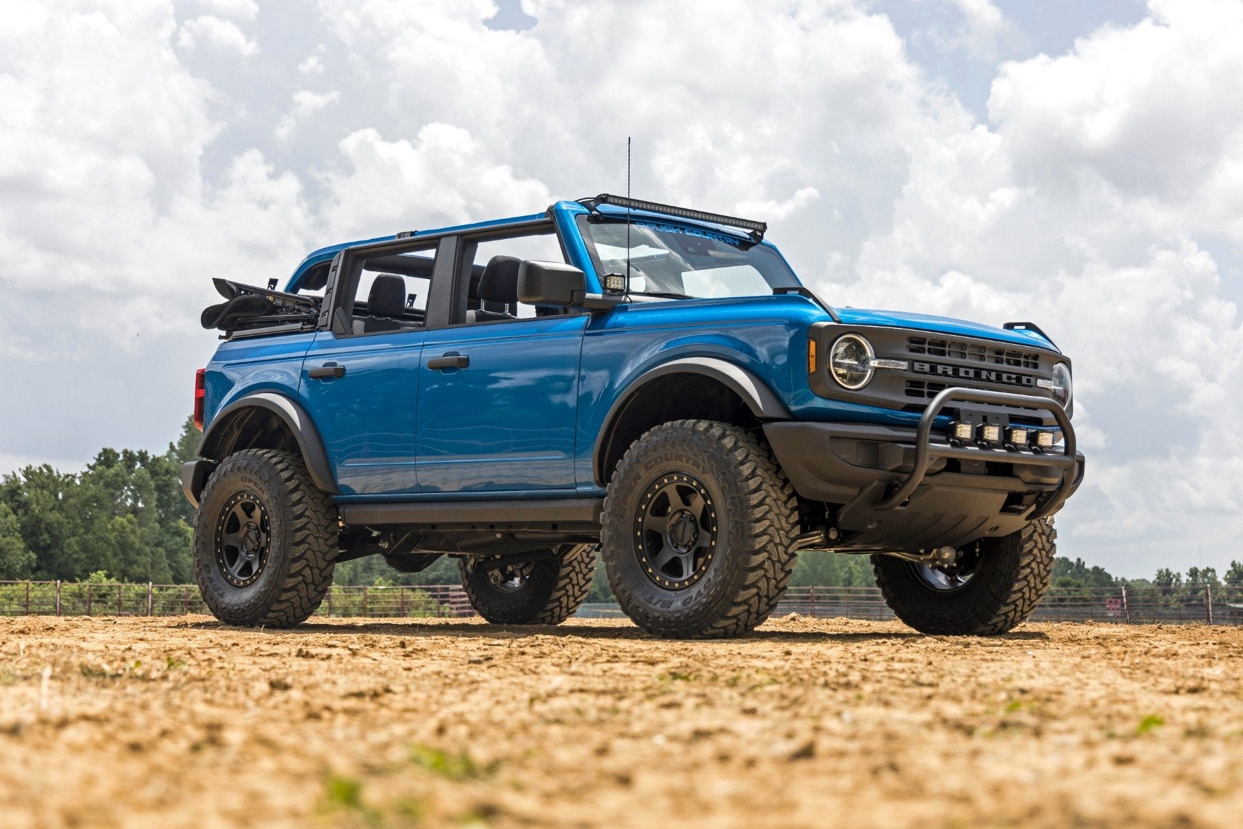 Nudge Bar | 20 Inch Chrome Single Row LED | Ford Bronco 4WD (2021-2024)
