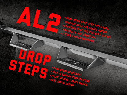 AL2 Drop Steps | Crew Cab | Toyota Tundra 2WD/4WD (2022-2024)