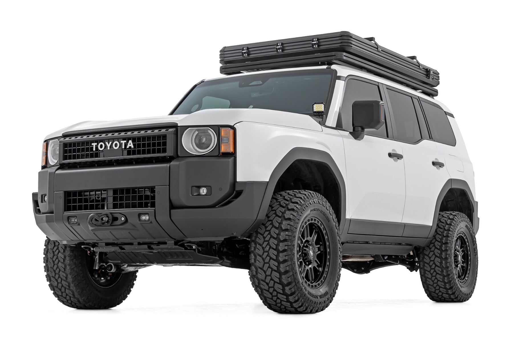 FXS Hidden Winch Mount | White SAE | PRO1200S | Toyota Land Cruiser (24-26)