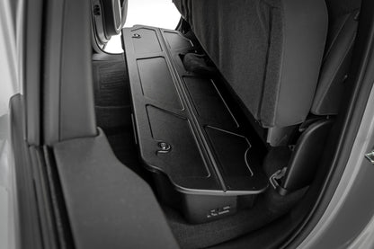 Under Seat Storage with Locking Lid | Double Cab | Chevy/GMC 1500/2500HD/3500HD (19-26)