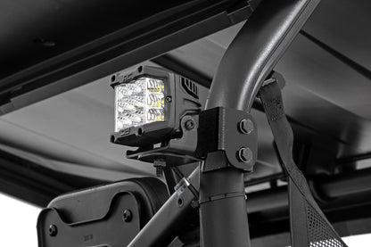 LED Light Kit | Rear Mount | 2" Black Pair | White DRL | Segway 570 F