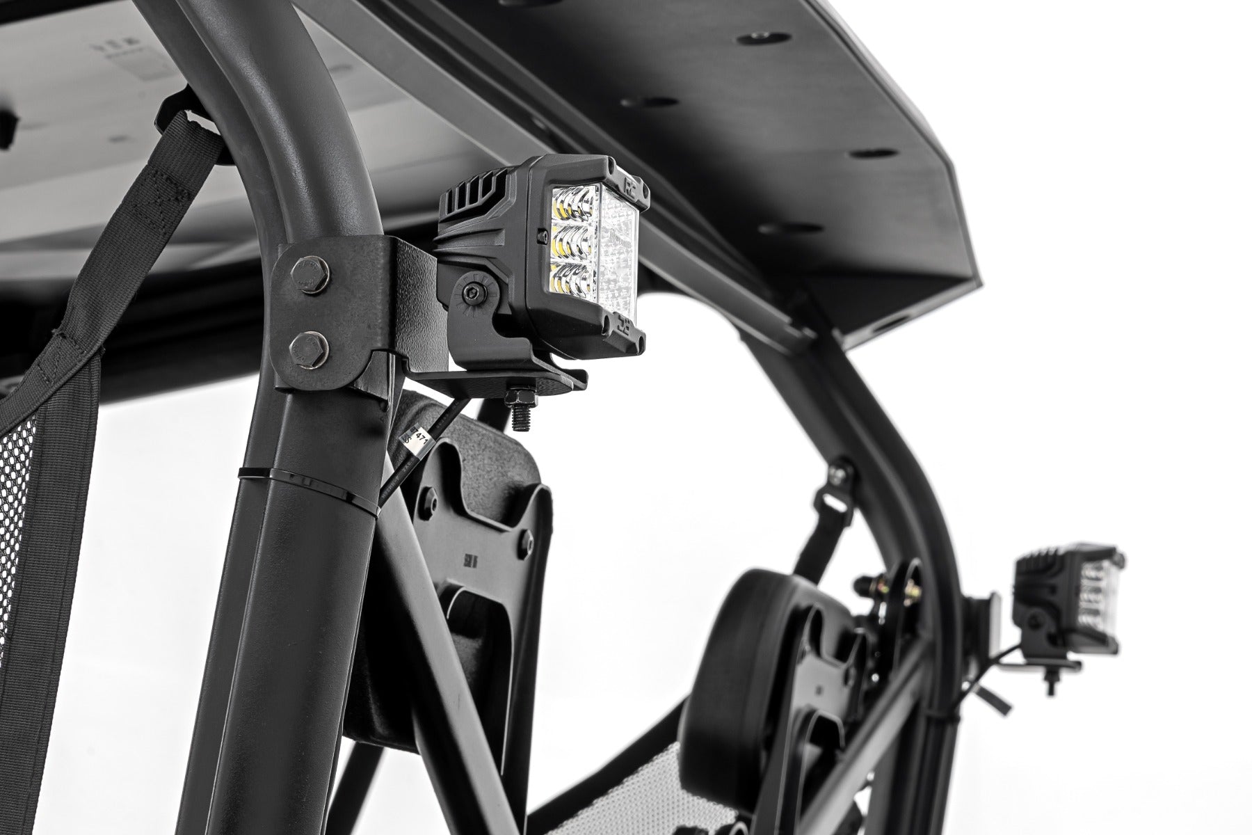 LED Light Kit | Rear Mount | 2" Black Pair | White DRL | Segway 570 F