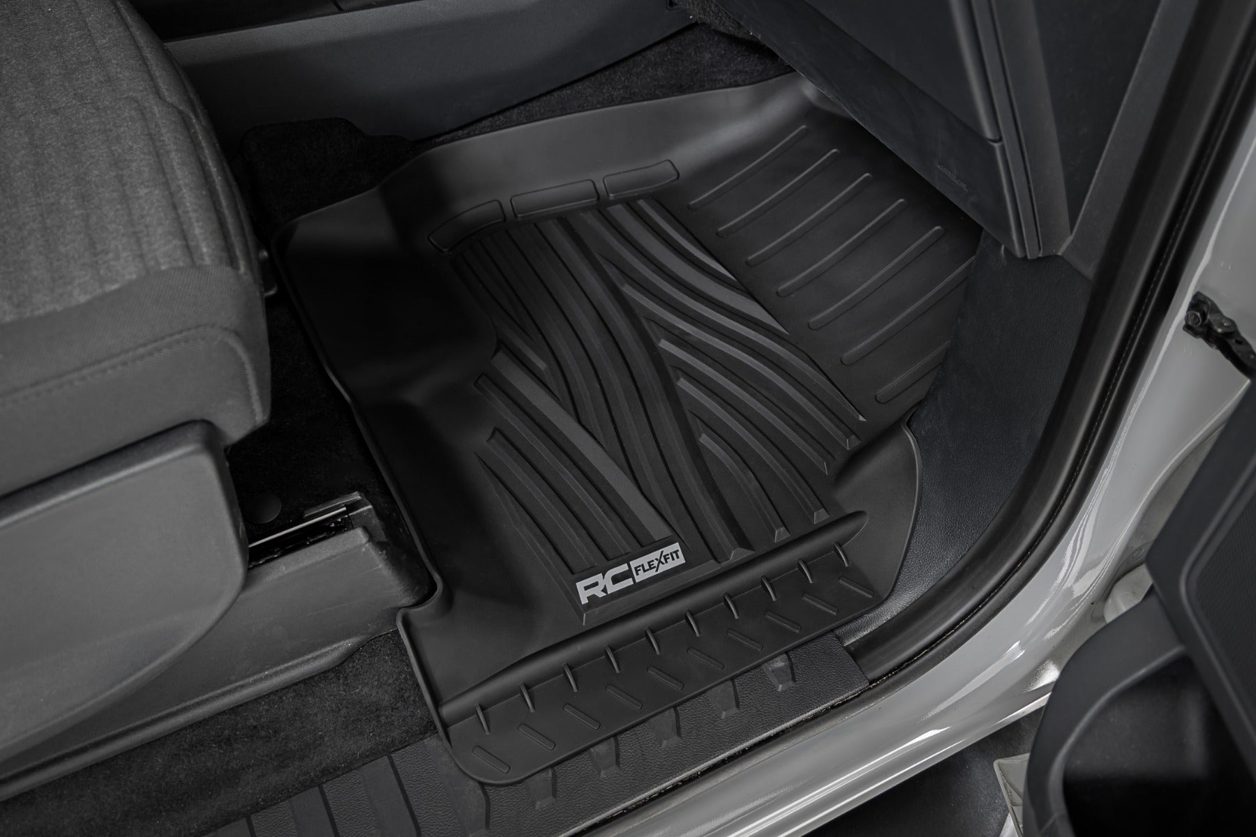 Flex-Fit Floor Mats | Front | Ford F-150 (15-26)/F-150 Lightning (22-26)/Raptor (17-26) 