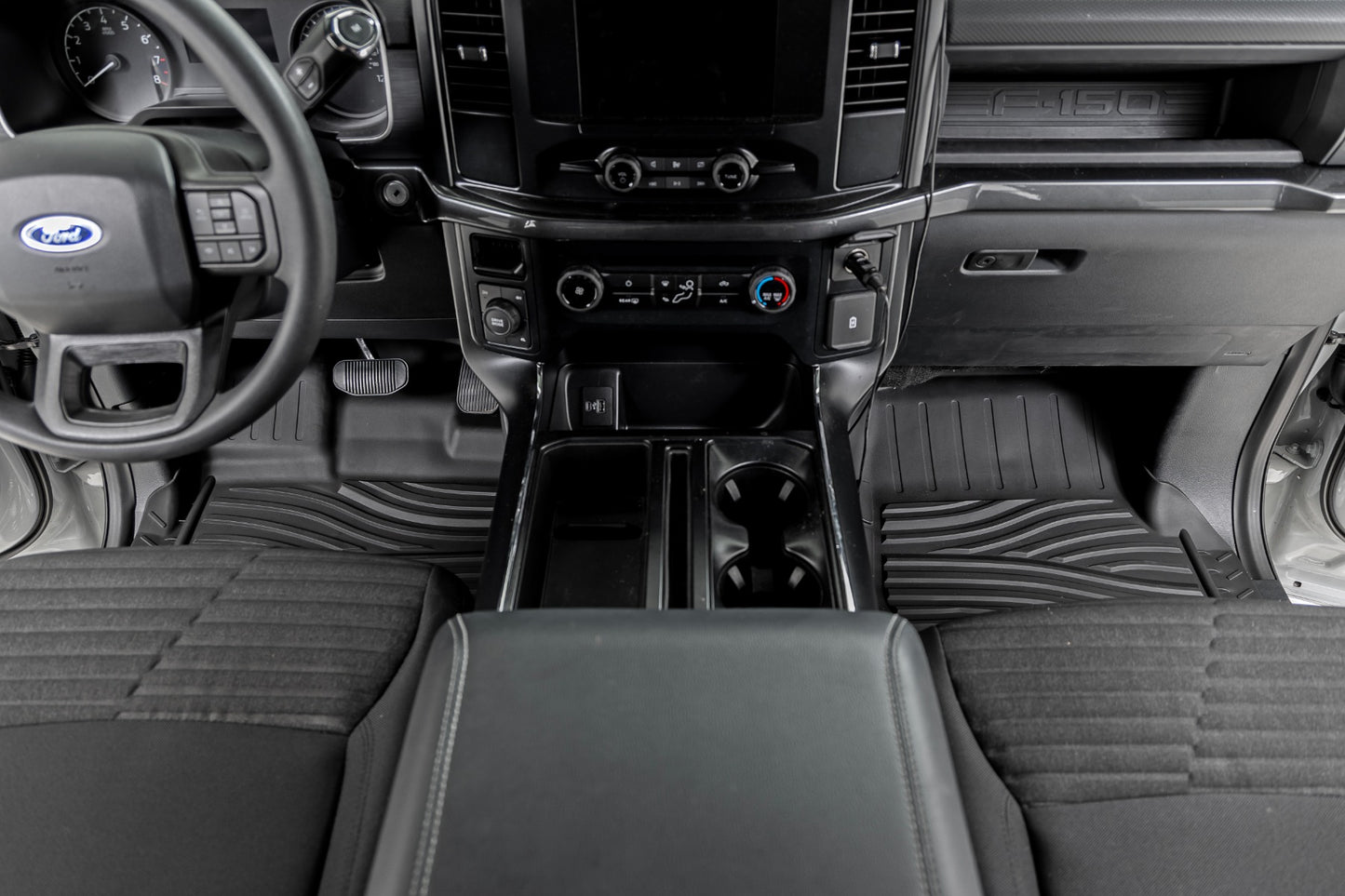 Flex-Fit Floor Mats | Front | Ford F-150 (15-26)/F-150 Lightning (22-26)/Raptor (17-26) 