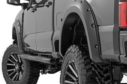 Pocket Fender Flares | Gloss Black | Ford F-250/F-350 Super Duty (23-26)