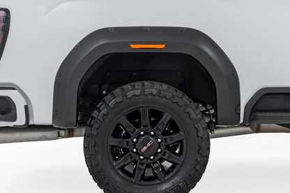 Pocket Fender Flares | GA0 Pacific Blue | GMC Sierra 2500 HD/Sierra 3500 HD (20-26)