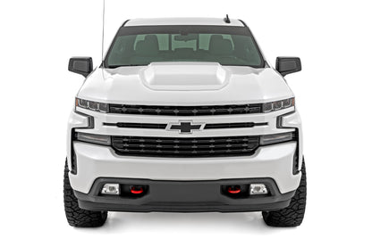 Hood Scoop | GAZ Summit White | Chevy Silverado 1500 2WD/4WD (2019-2026)