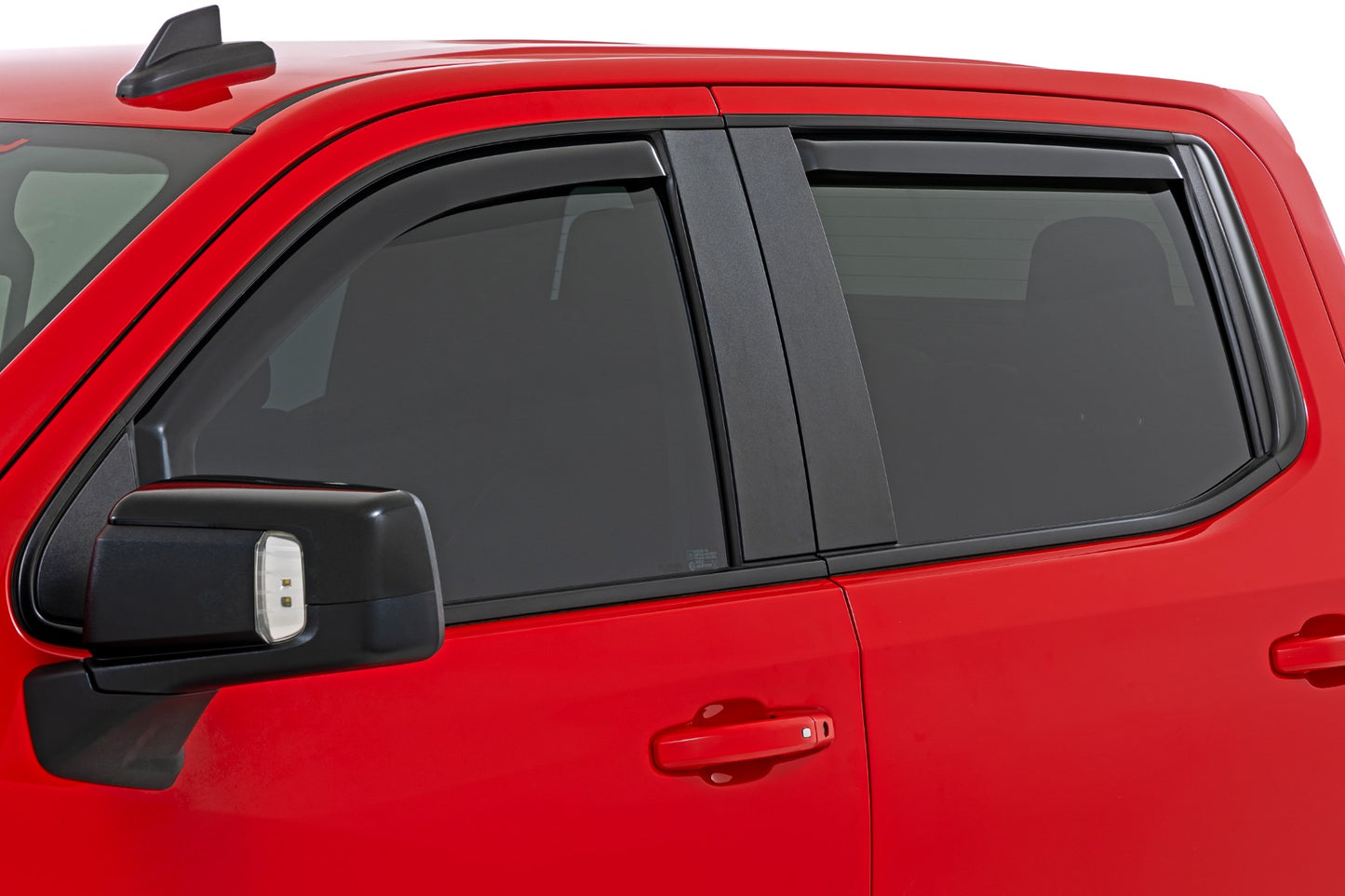 Side Window Deflectors | In Channel Rain Guard | Chevy/GMC 1500/2500HD/3500HD (19-26)