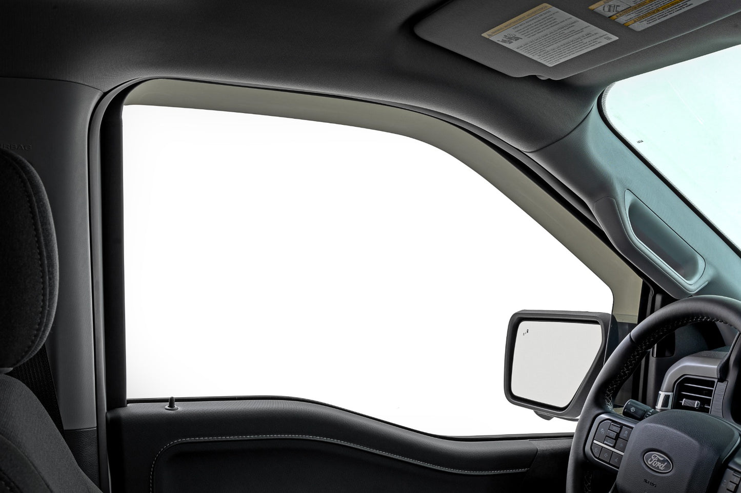 Side Window Deflectors | In Channel Rain Guard | Ford F-150/Lightning/F-250/F-350/Raptor (15-26)