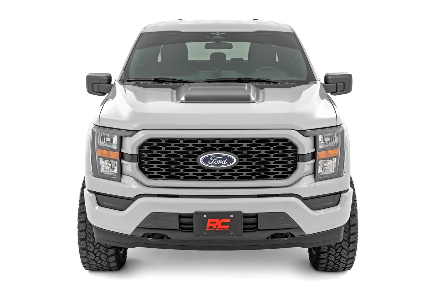 Hood Scoop | D1 Stone Gray | Ford F-150 2WD/4WD (2021-2026)
