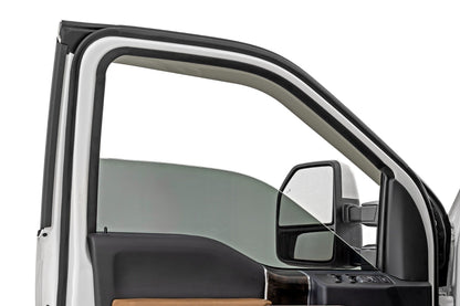 Side Window Deflectors | Tape On Rain Guard | Ford F-150 (17-24) F-250 (15-24)