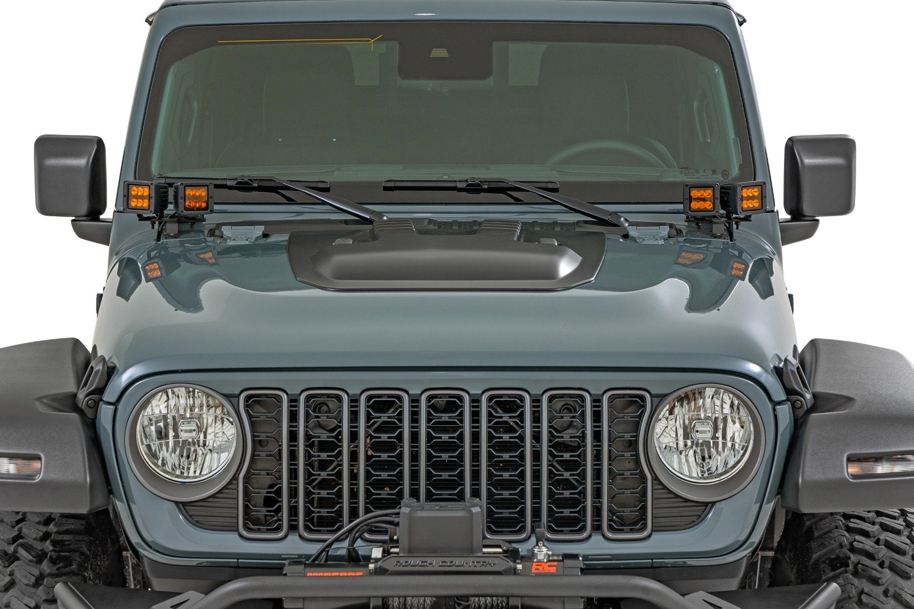 Hood Scoop | PDN Sting Gray | Jeep Gladiator JT/Wrangler JL 4WD (2018-2025)