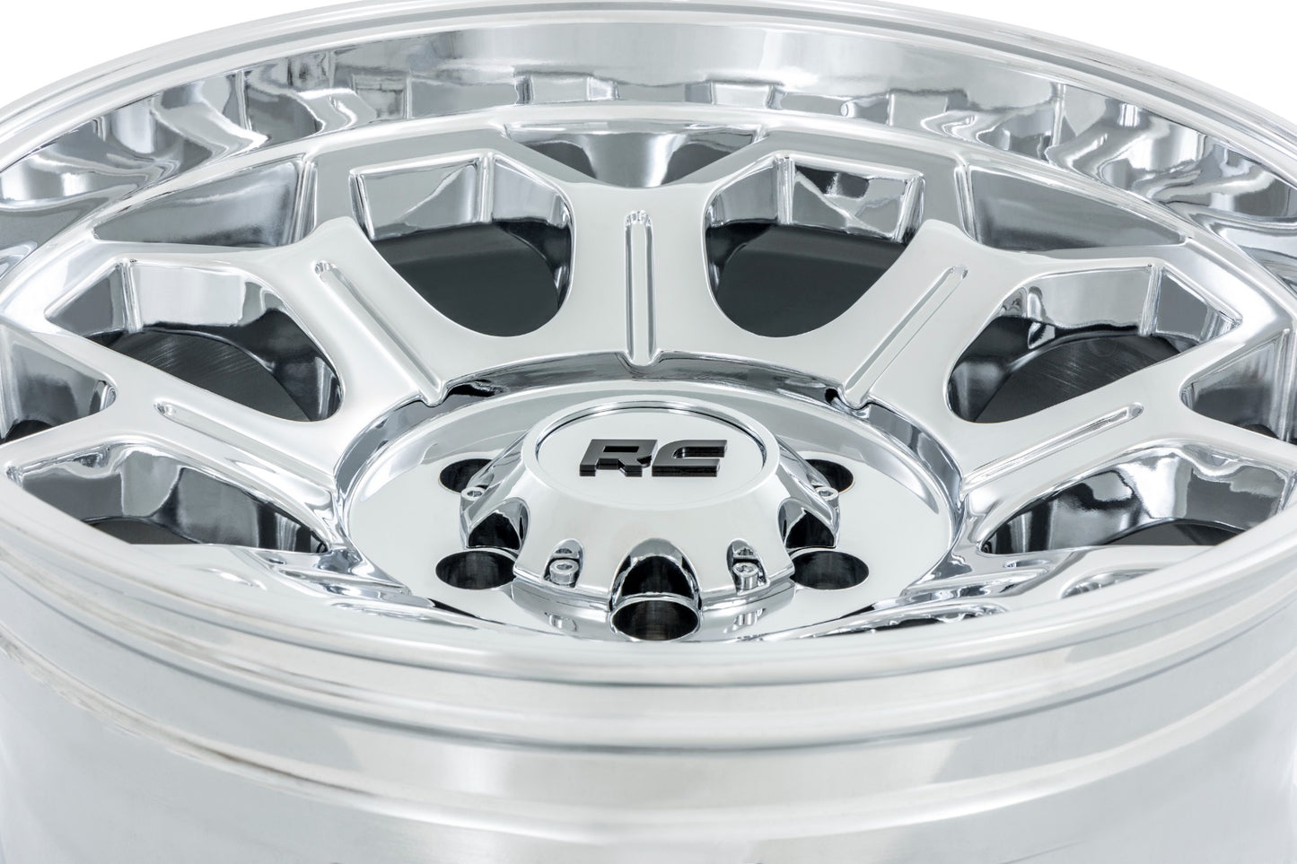 Rough Country 77 Series Wheel | One-Piece |Chrome | 22x12 | 6x5.5 | -44mm