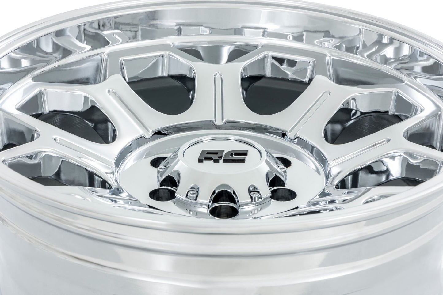 Rough Country 77 Series Wheel | One-Piece |Chrome | 22x12 | 8x170 | -44mm