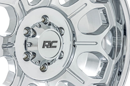 Rough Country 77 Series Wheel | One-Piece |Chrome | 22x12 | 6x135 | -44mm