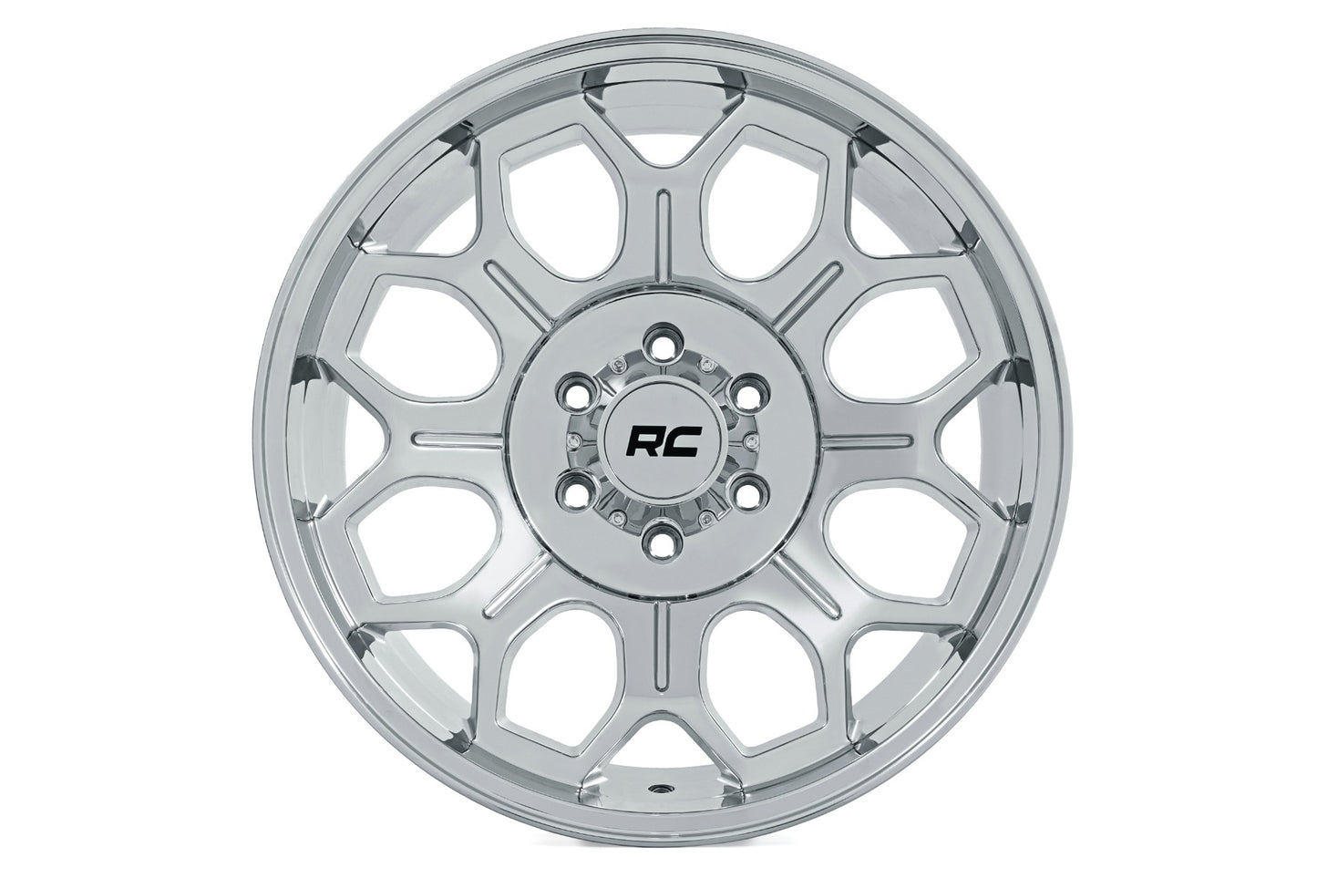 Rough Country 77 Series Wheel | One-Piece |Chrome | 22x12 | 6x5.5 | -44mm