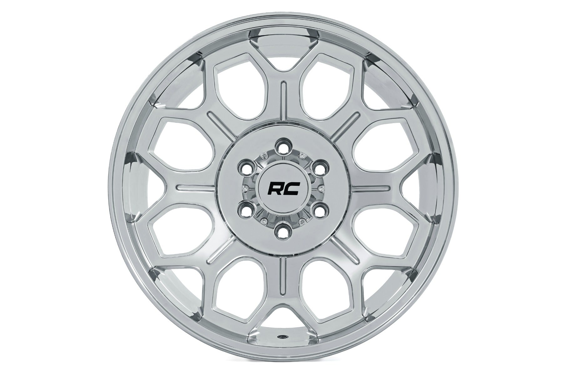 Rough Country 77 Series Wheel | One-Piece |Chrome | 22x12 | 6x5.5 | -44mm
