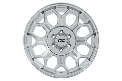 Rough Country 77 Series Wheel | One-Piece |Chrome | 22x12 | 6x5.5 | -44mm