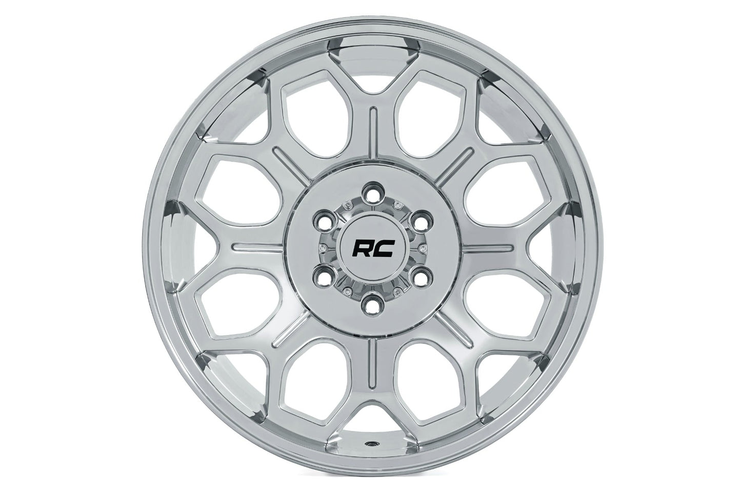Rough Country 77 Series Wheel | One-Piece |Chrome | 22x12 | 8x170 | -44mm
