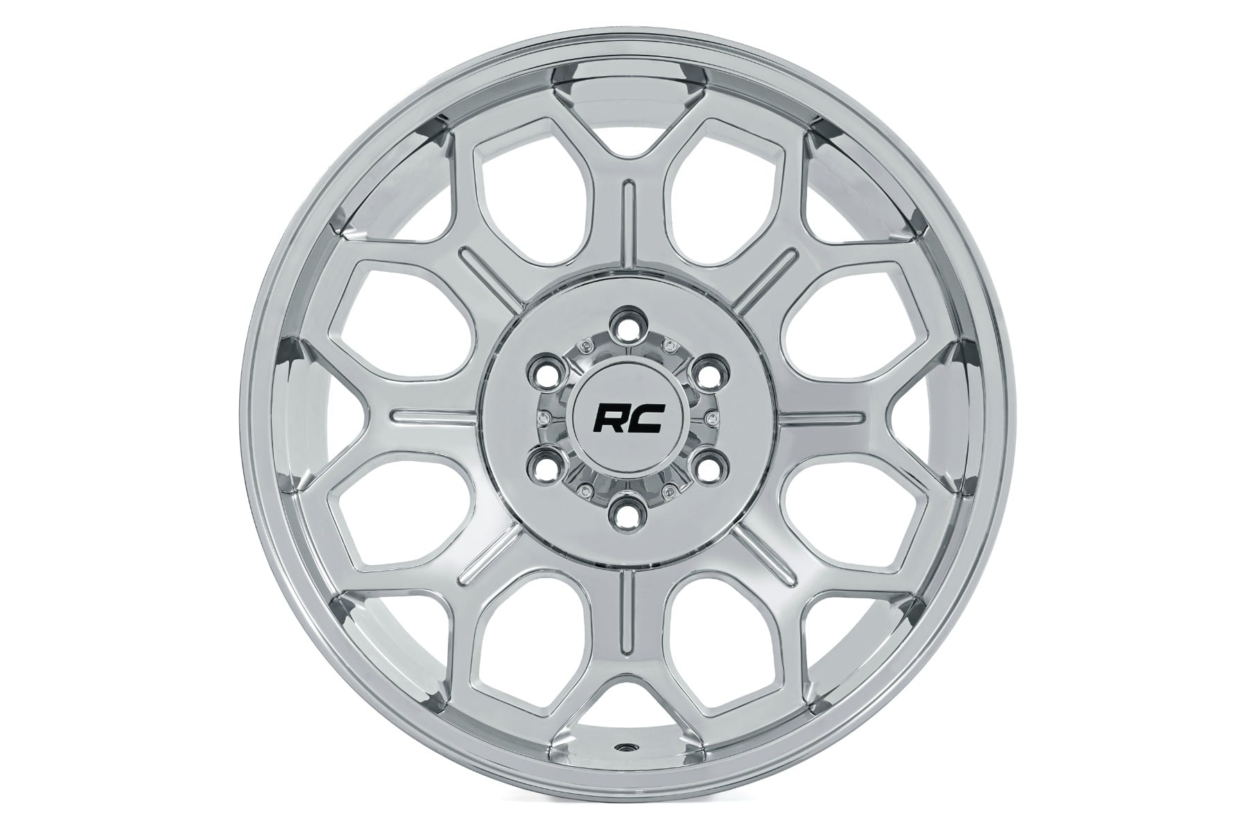 Rough Country 77 Series Wheel | One-Piece |Chrome | 22x12 | 8x170 | -44mm