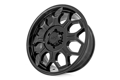 Rough Country 77 Series Wheel | One-Piece | Semi Gloss Black | 20x9 | 6x5.5 | 0mm