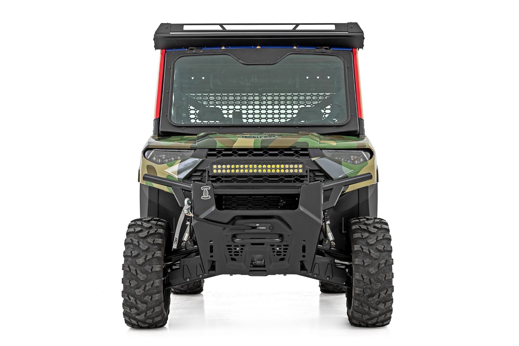 Electric Tilt Windshield | Glass | Formed Frame | Polaris Ranger XP 1000 
