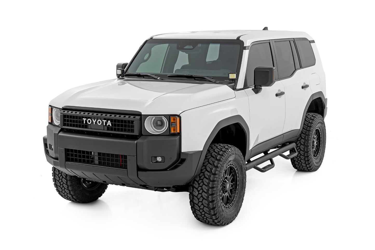 LED Light Kit | Ditch Mount | 2" Black Pair | White DRL | Toyota Land Cruiser (24-26)