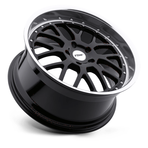 TWVAL 18X9.5 5X112 G-BLK MRR LIP 40MM