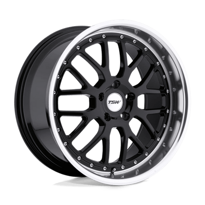 TWVAL 19X8 5X112 G-BLK MRR LIP 45MM