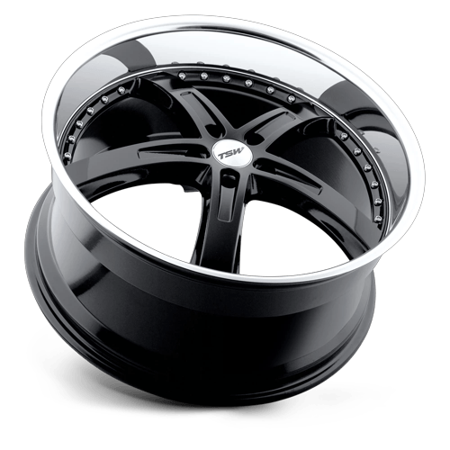 TWJAR 17X8 5X4.25 G-BLK MRR LIP 40MM