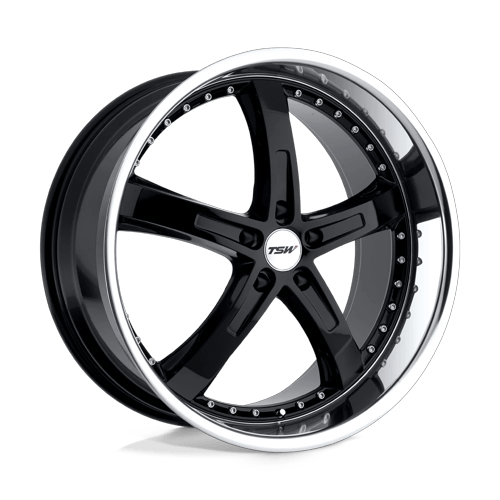 TWJAR 17X8 5X4.25 G-BLK MRR LIP 40MM