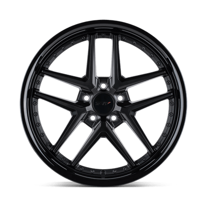 TWREM 19X8.5 5X112 M-BLK GL-BLK LIP 42MM
