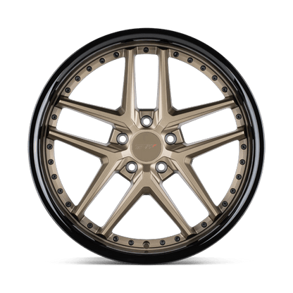 TWREM 18X8.5 5X112 M-BRNZ GL-BLK LIP 32MM