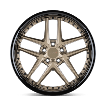TWREM 18X9.5 5X112 M-BRNZ GL-BLK LIP 40MM