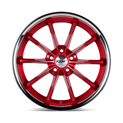 TWSWP 20X8.5 5X4.5 CNDY RED SS LIP 40MM