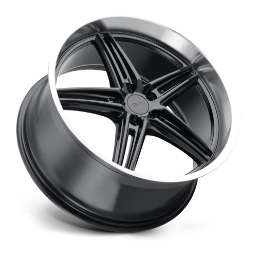 TWVRT 18X8.5 5X120 G-BLK MCH LIP 35MM