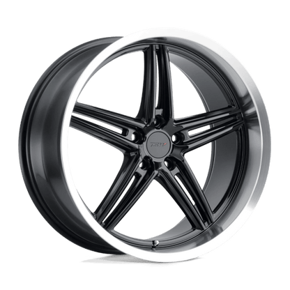 TWVRT 19X8.5 5X112 G-BLK MCH LIP 42MM