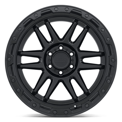 BRAPC 17X8.5 5X5.0 M-BLK -18MM