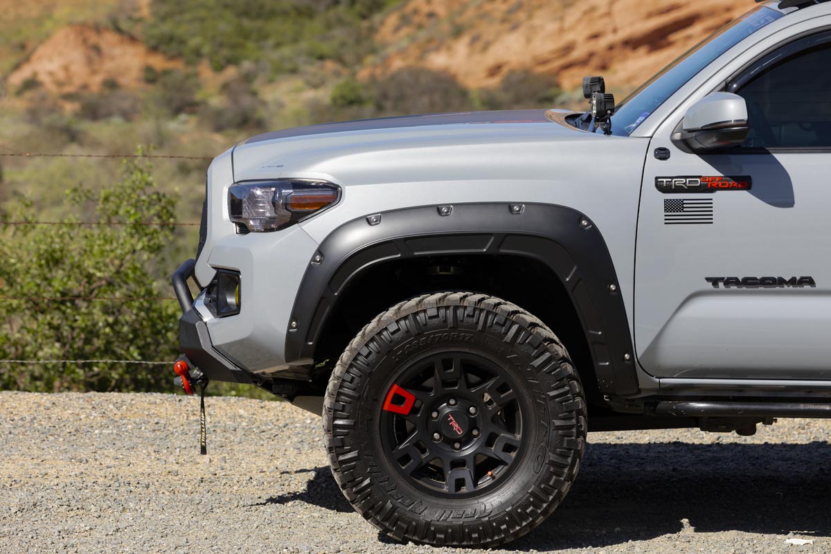 Defender Fender Flares | 1H5 Cement | Toyota Tacoma 2WD/4WD (2016-2023)