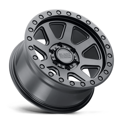 BRBKR 17X8.5 5X4.5 M-BLK -18MM